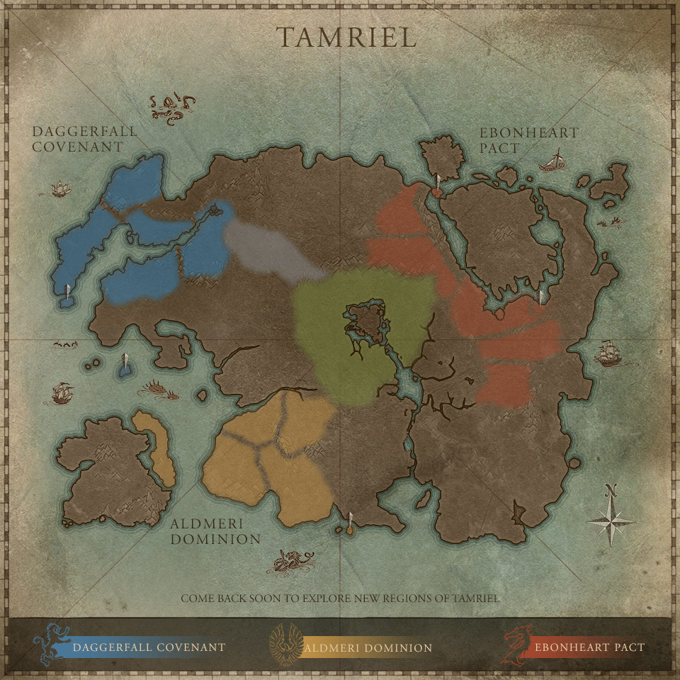 Map of Tamriel
