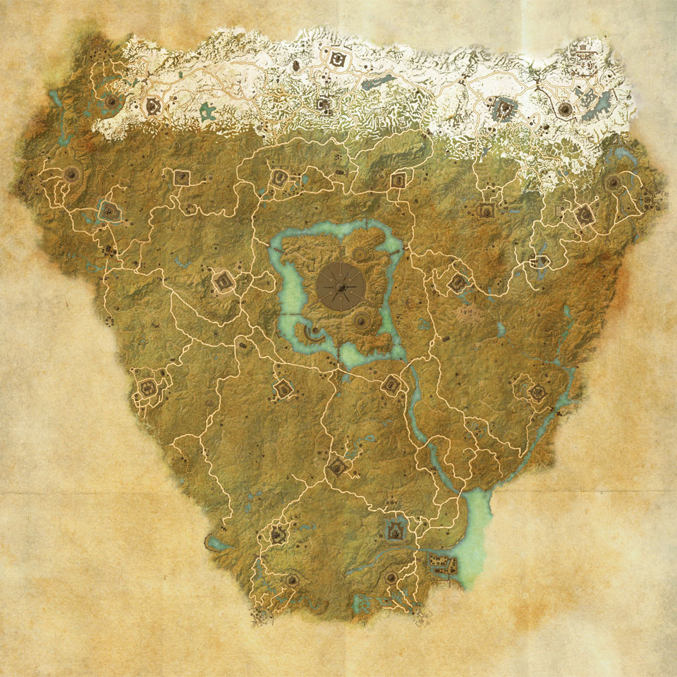 TES Online, Map of Cyrodiil