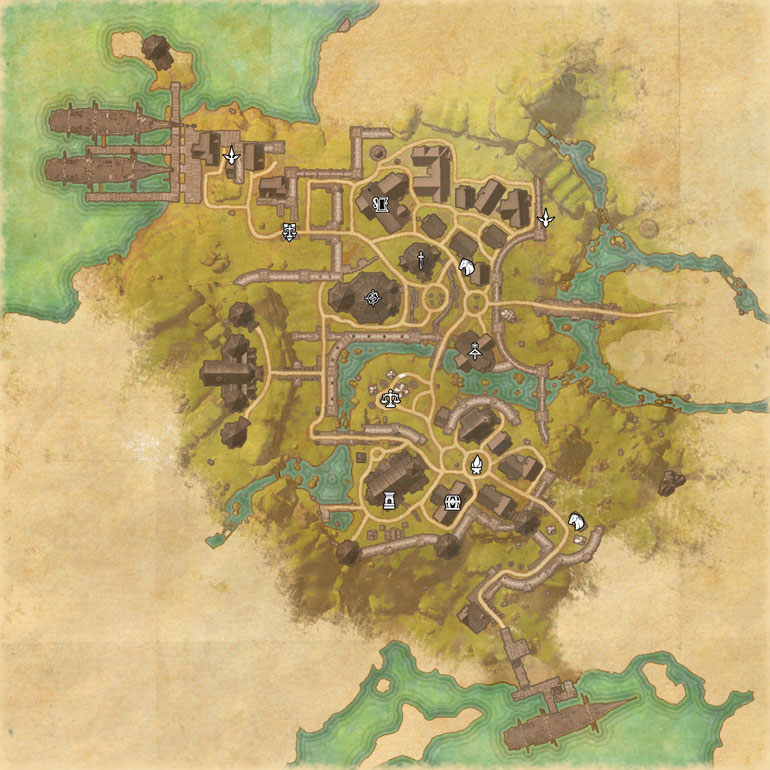 Map of Daggerfall