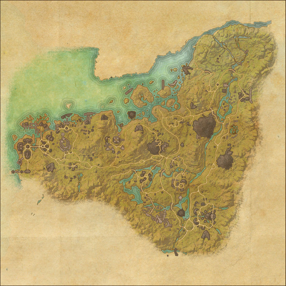 Eso Auridon Clothier Survey Tes Online, Map Of Malabal Tor